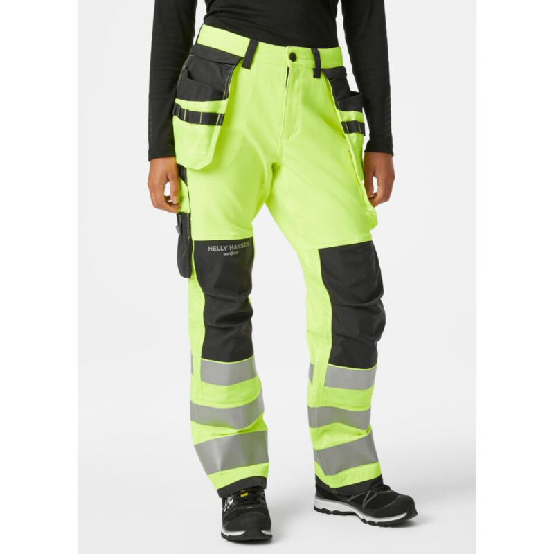 Helly Hansen Womens Luna Hi Vis Construction Trousers Class 2
