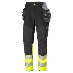 Helly Hansen Icu Brz Construction Trousers Class 1 - Yellow/Ebony
