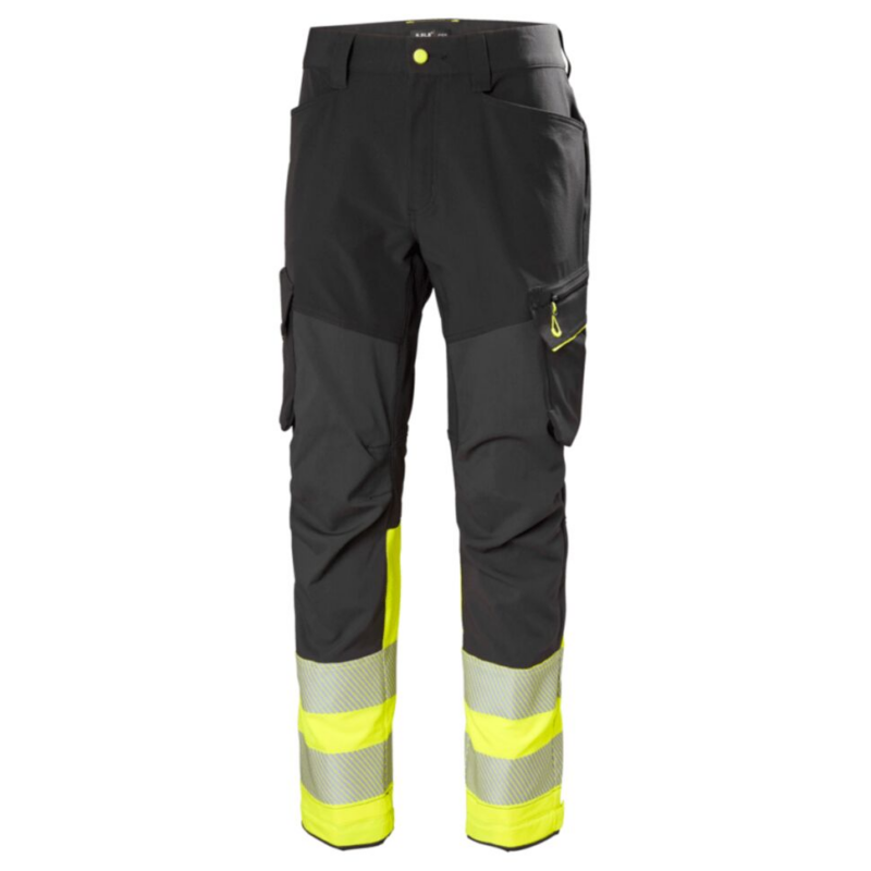 Helly Hansen Icu Brz Cargo Trousers Class 1 - Yellow/Ebony