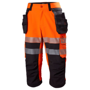 Helly Hansen Icu Brz Construction Pirate Trousers Class 1 - Orange/Ebony