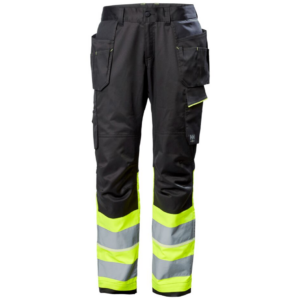 Helly Hansen Uc-Me Construction Trousers Cl1 - Hi Vis Yellow/Ebony
