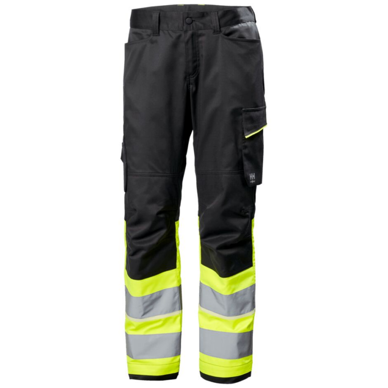 Helly Hansen Uc-Me Work Trousers Cl1 - Hi Vis Yellow/Ebony