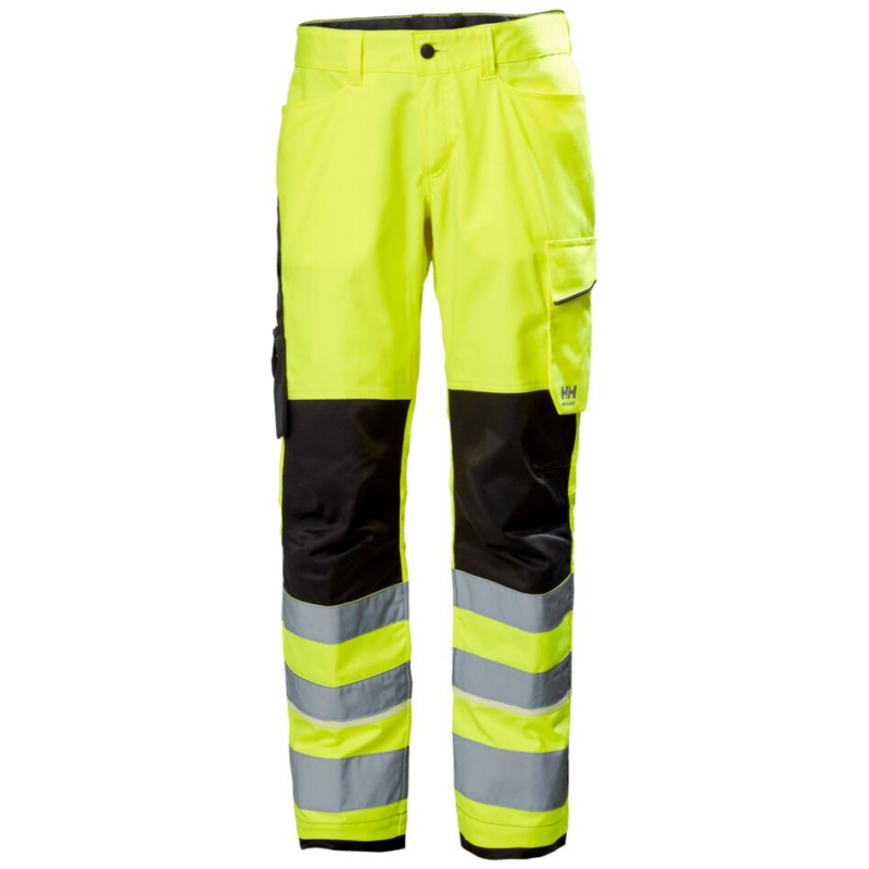 Helly Hansen Uc-Me Work Trousers Cl2 - Hi Vis Yellow/Ebony
