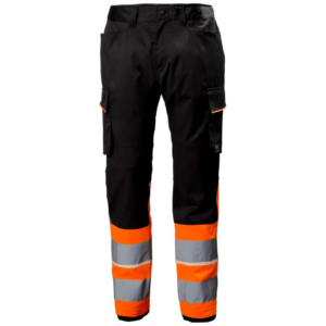 Helly Hansen Uc-Me Cargo Trousers Cl1 - Hi Vis Orange/Ebony