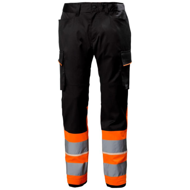 Helly Hansen Uc-Me Cargo Trousers Cl1 - Hi Vis Orange/Ebony
