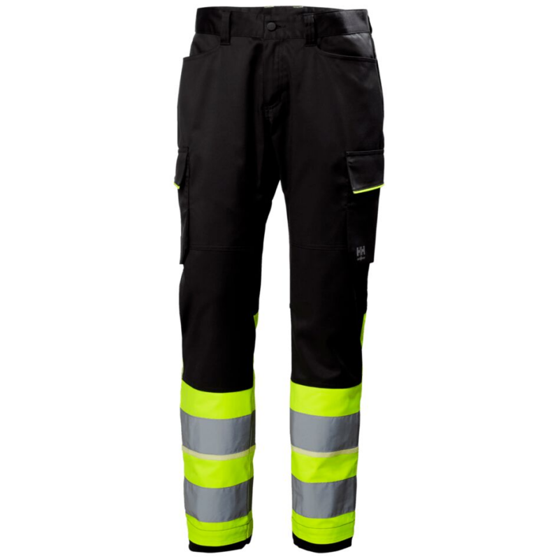 Helly Hansen Uc-Me Cargo Trousers Cl1 - Hi Vis Yellow/Ebony