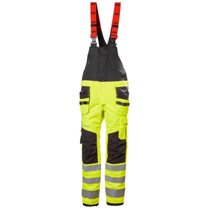 Helly Hansen Alna 2.0 Construction Bib - Yellow/Ebony
