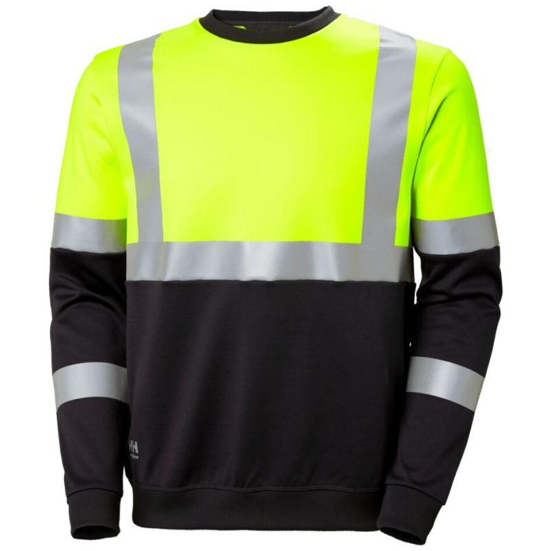 Helly Hansen Addvis Sweatshirt Class 1 - Yellow/Ebony