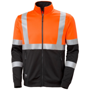 Helly Hansen Addvis Zip Sweatshirt Class 1 - Orange/Ebony