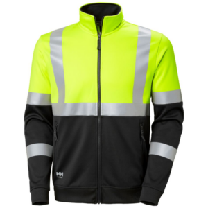 Helly Hansen Addvis Zip Sweatshirt Class 1 - Yellow/Ebony