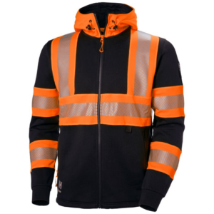 Helly Hansen Icu Zip Hoodie - Orange/Ebony