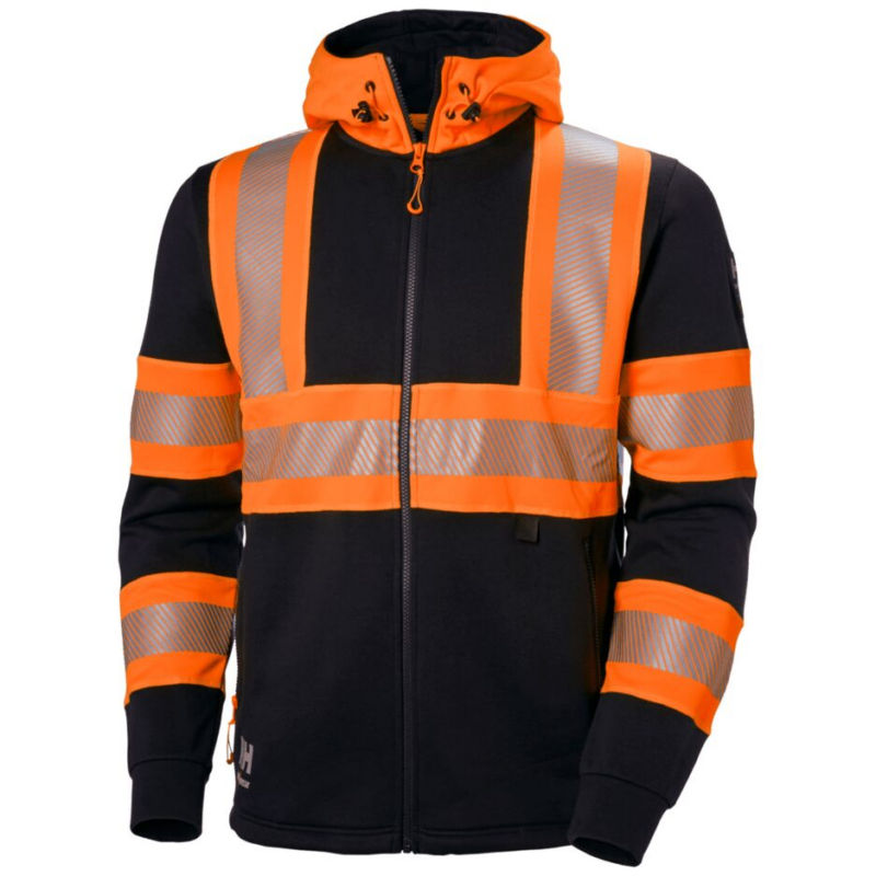 Helly Hansen Icu Zip Hoodie - Orange/Ebony