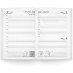 U. 2026 Luxury A5 Hardback Page a Day Half Page Weekends Diary