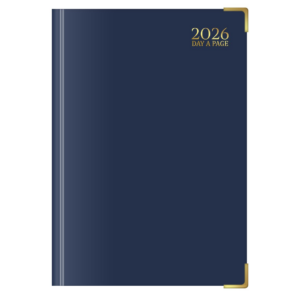 U. 2026 Luxury A4 Hardback Page a Day Half Page Weekends Diary