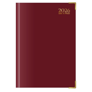 U. 2026 Luxury A4 Hardback Page a Day Half Page Weekends Diary