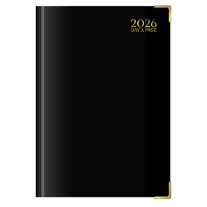 U. 2026 Luxury A4 Hardback Page a Day Half Page Weekends Diary