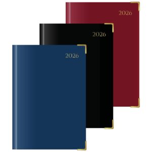 U. 2026 Luxury A4 Hardback Page a Day Half Page Weekends Diary
