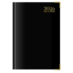 U. 2026 Luxury A5 Hardback Page a Day Half Page Weekends Diary