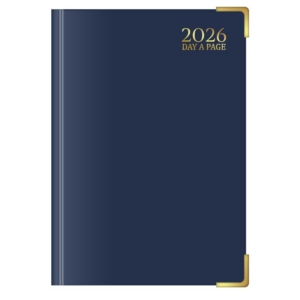 U. 2026 Luxury A5 Hardback Page a Day Half Page Weekends Diary