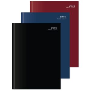 VELURA 2026 A4 Hardback Page a Day Half Page Weekends Diary