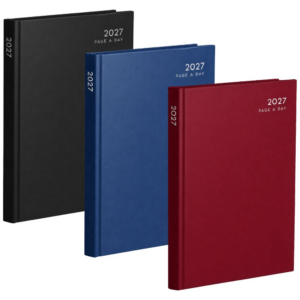 2027 A5 Diary - Page a Day - Half Page Weekends
