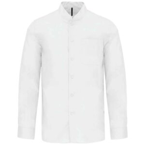 Kariban Long Sleeve Mandarin Collar Shirt
