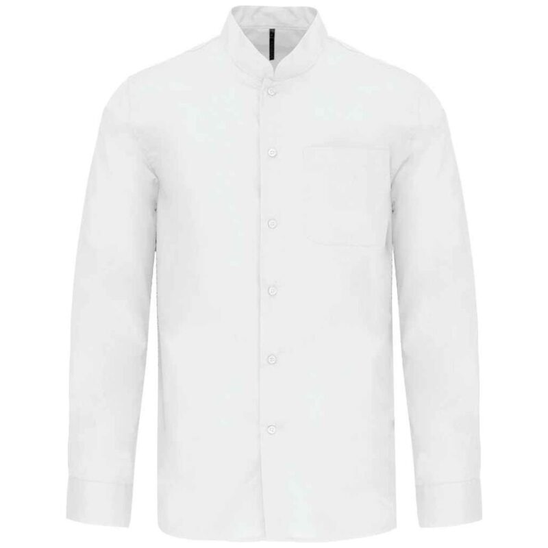 Kariban Long Sleeve Mandarin Collar Shirt