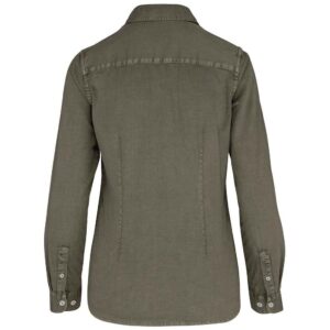 Native Spirit Ladies Washed Long Sleeve Shirt
