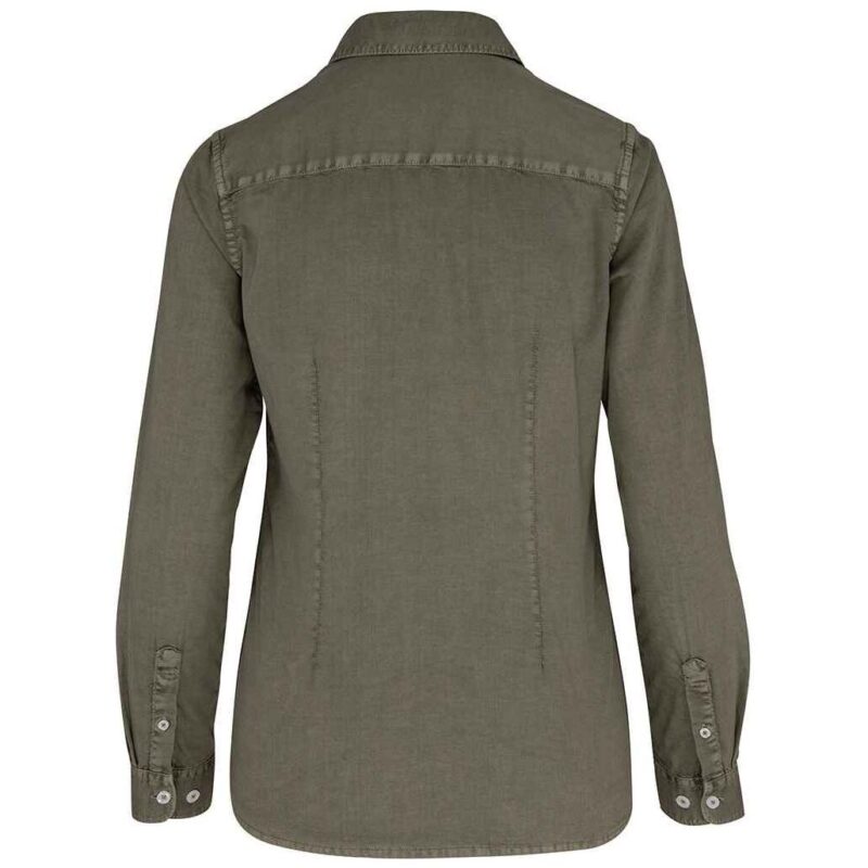 Native Spirit Ladies Washed Long Sleeve Shirt
