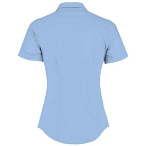 Kustom Kit Ladies Short Sleeve Tailored Poplin Shirt