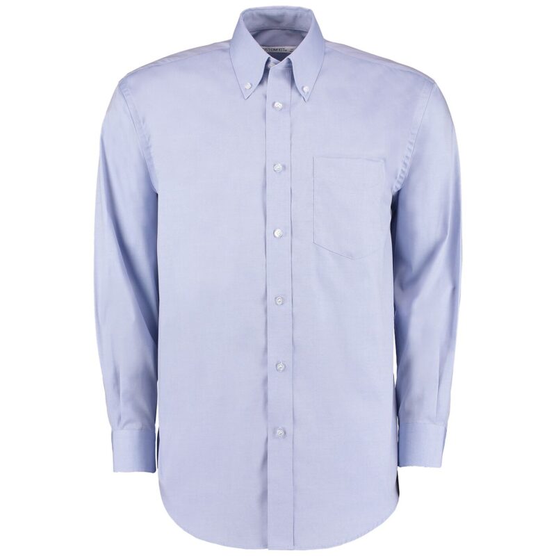 Kustom Kit Premium Long Sleeve Classic Fit Oxford Shirt