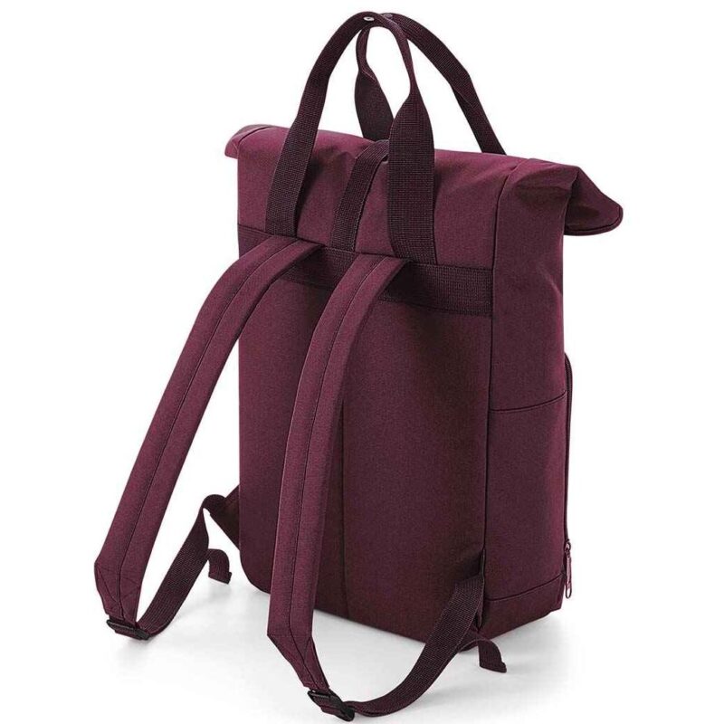BagBase Recycled Twin Handle Roll-Top Backpack