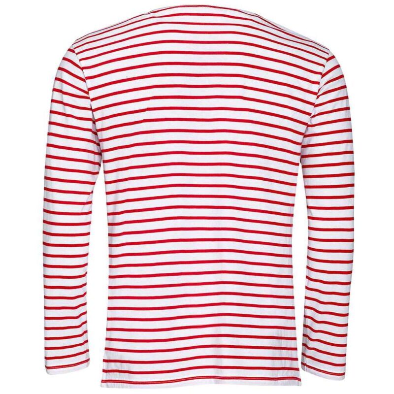 SOL'S Marine Long Sleeve Striped T-Shirt