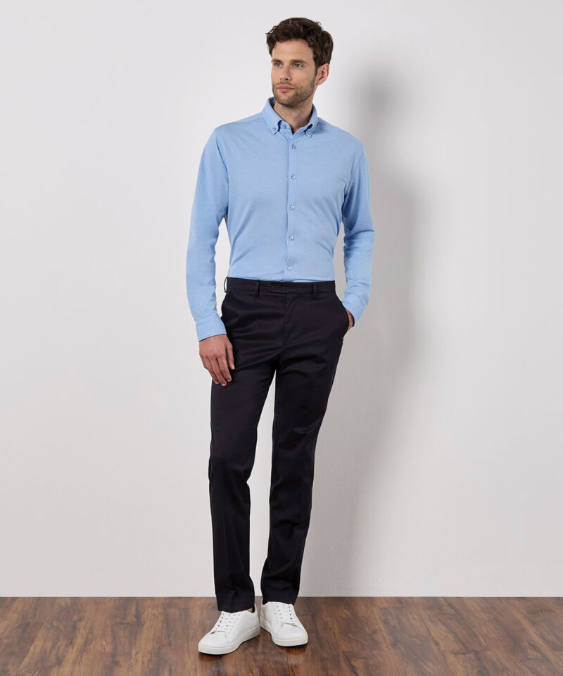 Kustom Kit Long Sleeve Superwash 60 C Pique Shirt