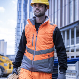Regatta High Visibility Two Tone Thermal Baffle Bodywarmer