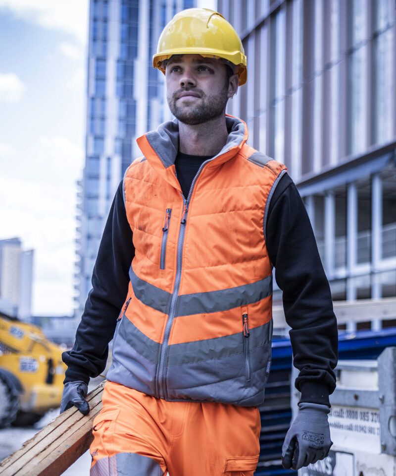 Regatta High Visibility Two Tone Thermal Baffle Bodywarmer