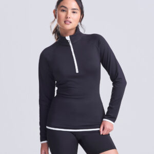 AWDis Ladies Cool Half Zip Sweat Top