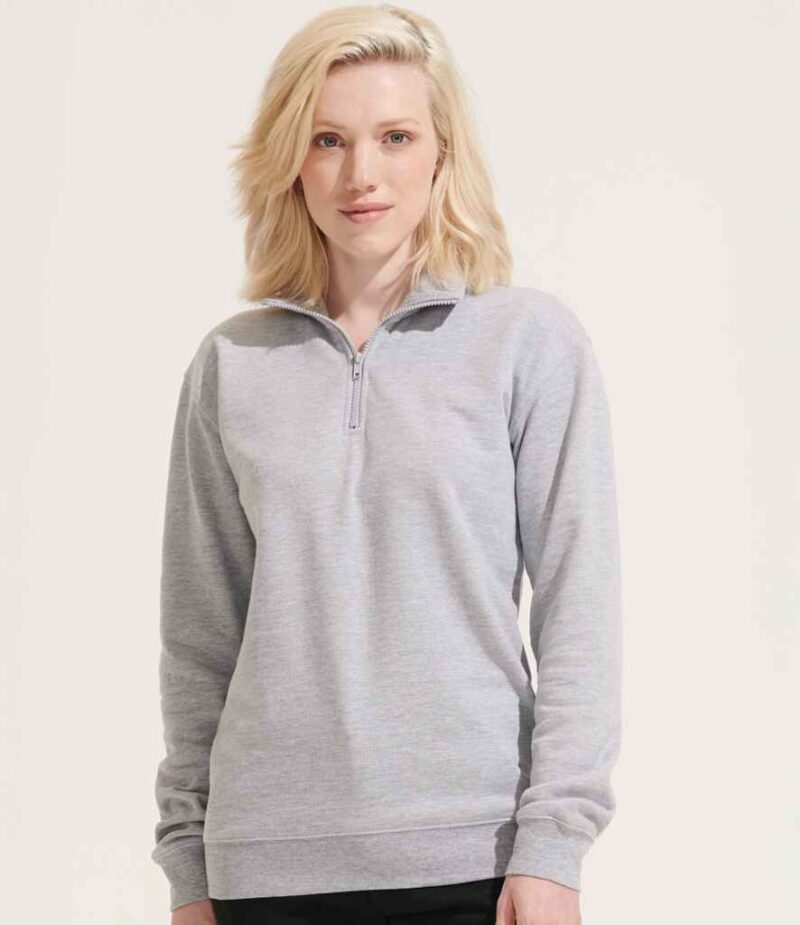 SOL'S Unisex Conrad 1/4 Zip Sweatshirt