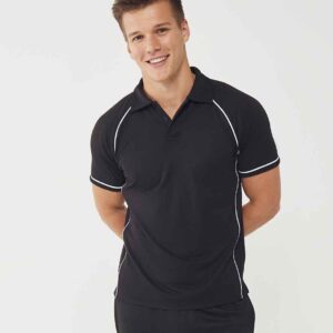 Finden + Hales Performance Piped Polo Shirt