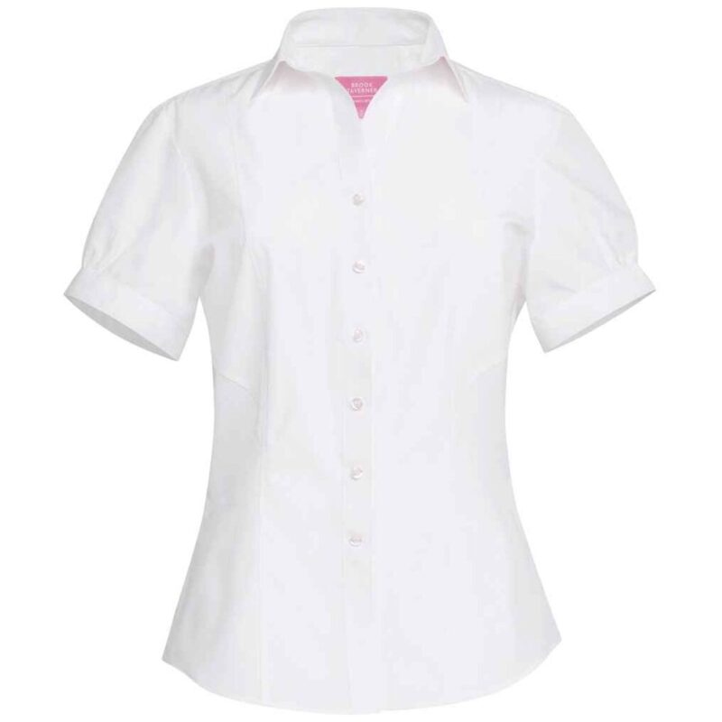 Brook Taverner Ladies Paduli Short Sleeve Poplin Shirt