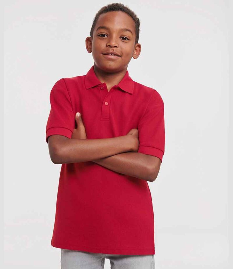 Russell Athletic Kids Poly/Cotton Pique Polo Shirt