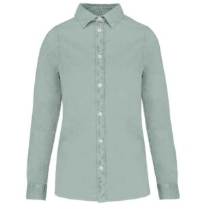 Native Spirit Ladies Washed Long Sleeve Shirt
