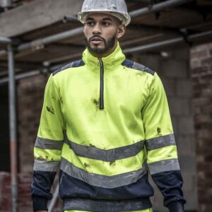 Regatta High Visibility Pro 1/4 Zip Sweatshirt