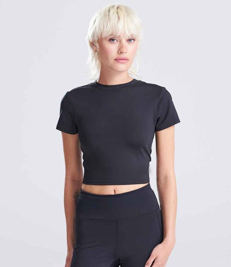 AWDis Ladies Cool Recycled Cropped T-Shirt