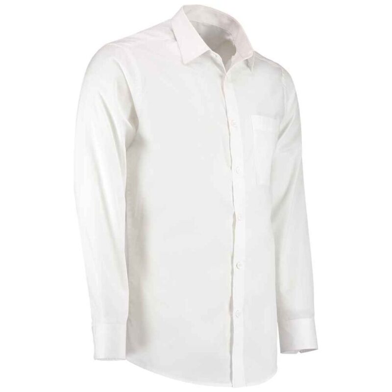 Kustom Kit Long Sleeve Tailored Poplin Shirt