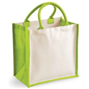Westford Mill Printers Midi Jute Tote Bag