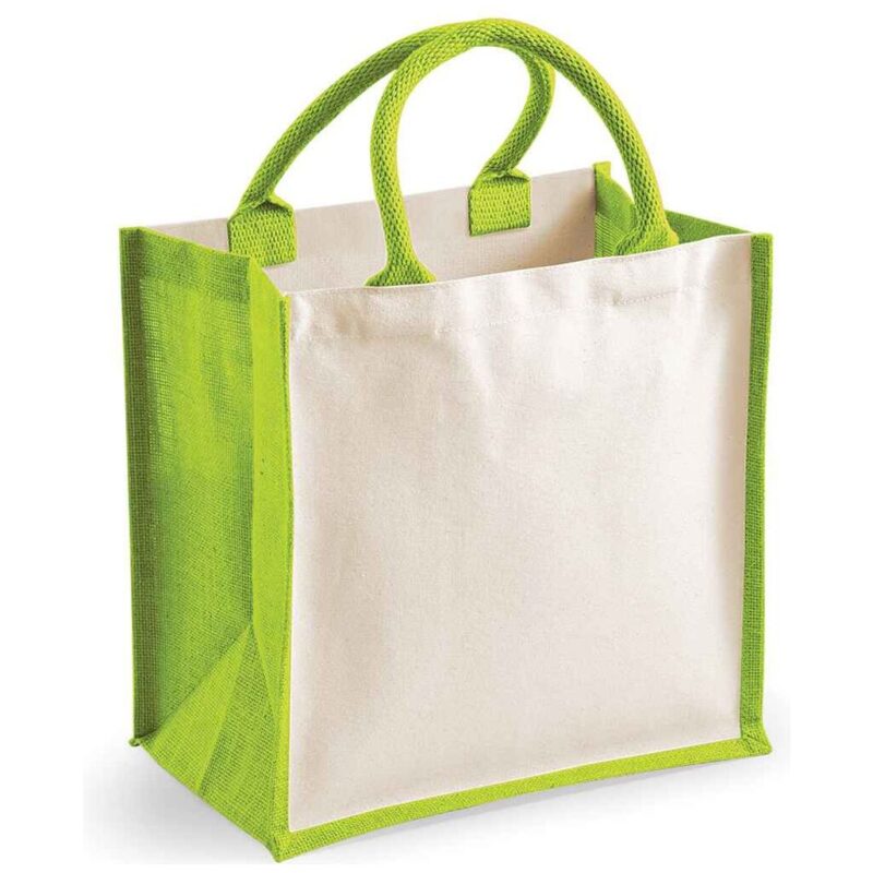 Westford Mill Printers Midi Jute Tote Bag