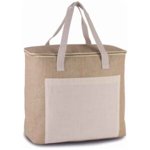 Kimood Large Jute Cool Bag