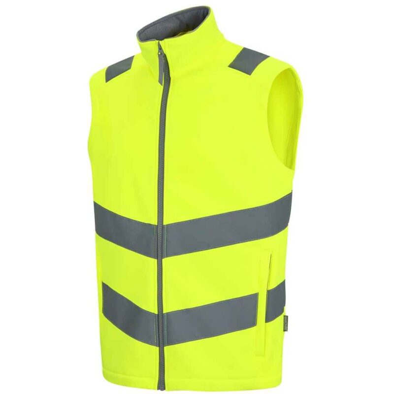 Regatta High Visibility Pro Contract Ablaze Soft Shell Bodywarmer