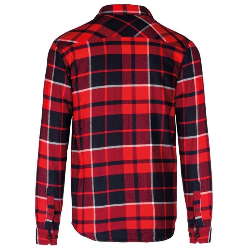 Kariban Sherpa Lined Checked Shirt Jacket